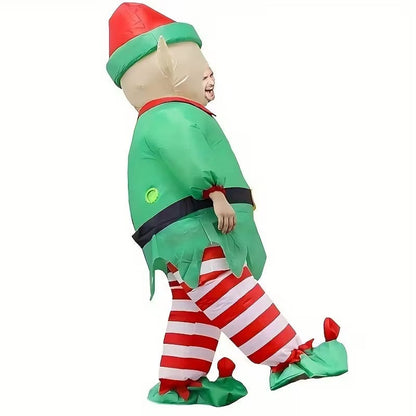 Christmas Elf Costume Adult Party Cosplay