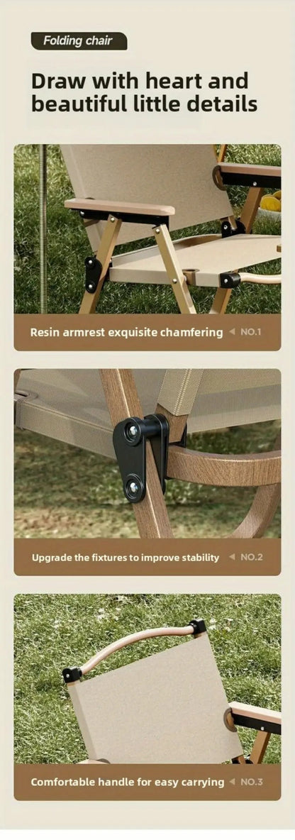 Folding Chairs Set of 2 Steel Frame