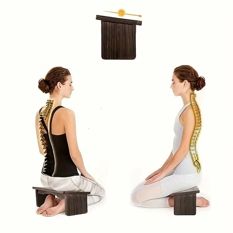 Wooden Folding Meditation Bench