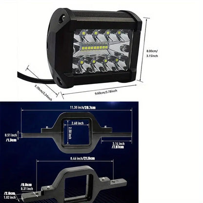 Car LED Strip Light Set with Hook Bracket