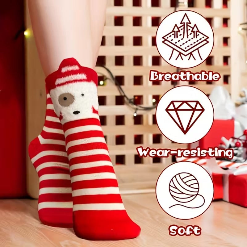 Classic Cotton Christmas Stockings (12 Pairs)