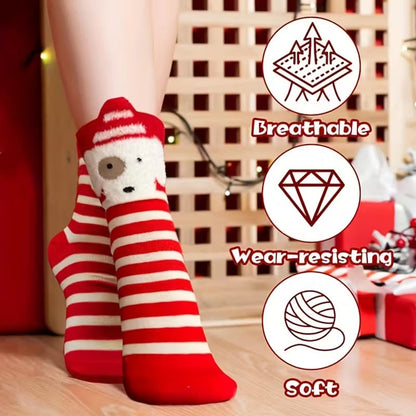 Classic Cotton Christmas Stockings (12 Pairs)