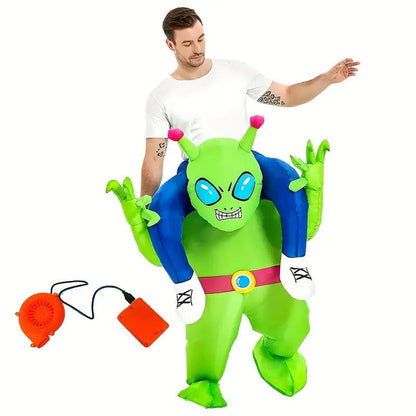 Alien Inflatable Riding Suit for Halloween Party Cosplay