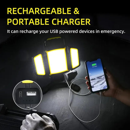 Magnetic Portable LED Work Light Rechargeable