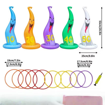 Halloween Ghost Ring Toss Game Set (5pcs)