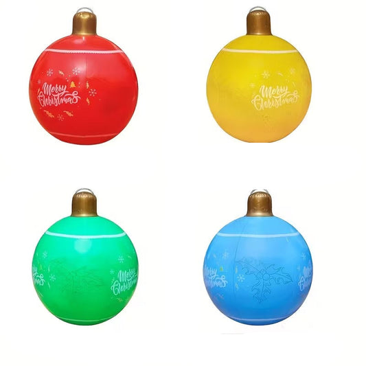 Inflatable Christmas Ball Decorations (4 Pack)