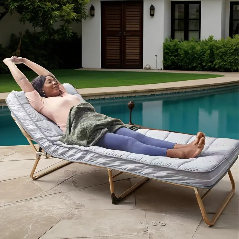 Solo Traveler Gel Memory Foam Mattress Topper Cot