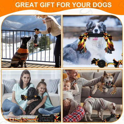 Dog Chew Toys for Small Breeds Rubber (6pcs)