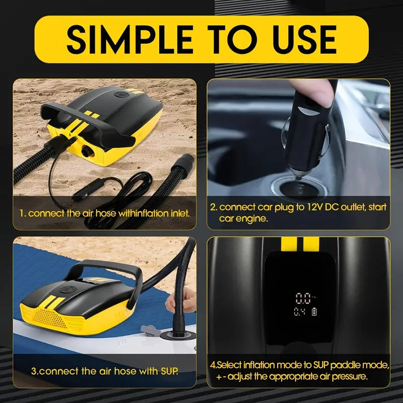 Electric Inflation Pump 50 PSI 5 Modes