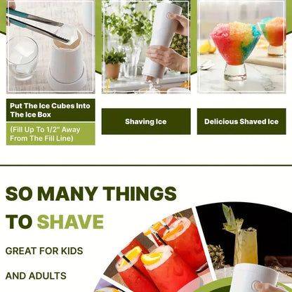 Battery Ice Crusher Snow Cone Shaver