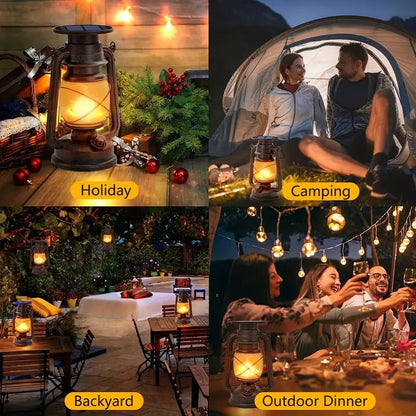 Solar Vintage Horse Lantern (2PCS)