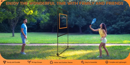 Paddle Game with Net for Indoor & Outdoor Play