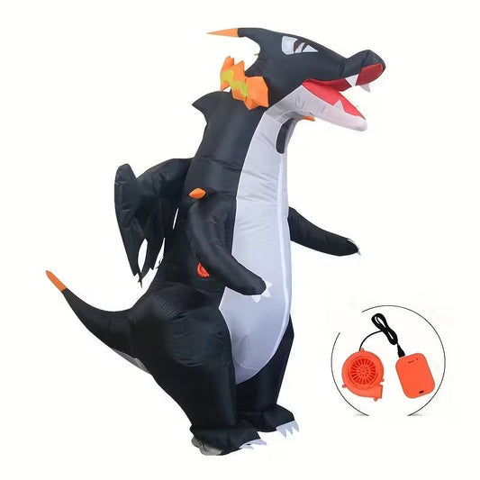 Jurassic Fire Dragon Inflatable Costume