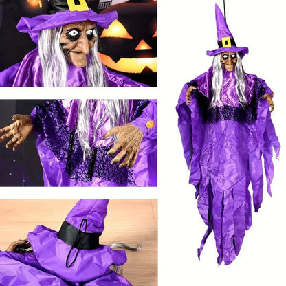 Spooky Witch Costume Halloween Hanging Decoration
