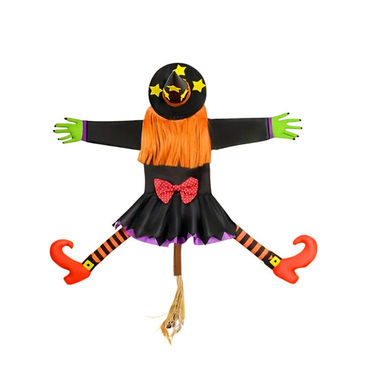 Halloween Witch Hanging Decor Outdoor Tree Climbing