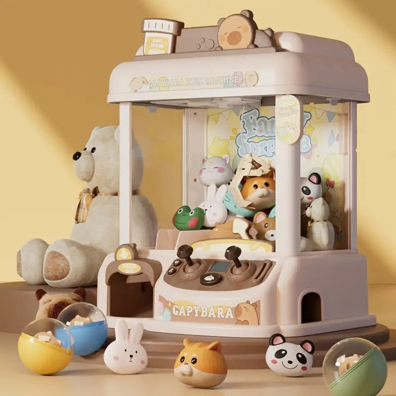 Capybara Toy Claw Machine with Plush Prizes