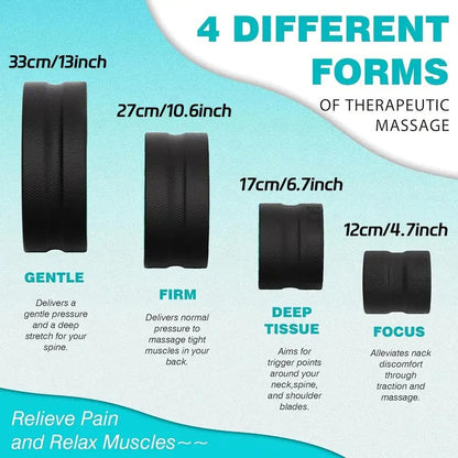 Back Stretching Yoga Wheel 4-Piece Set