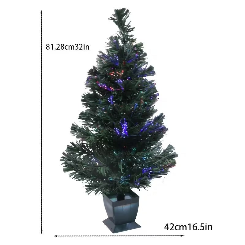 Fiber Optic Pre-Lit Artificial Christmas Tree