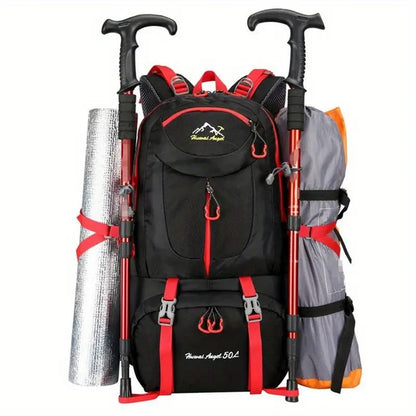 Climbing Backpack Hard Shell Nylon with Utility Pocket
