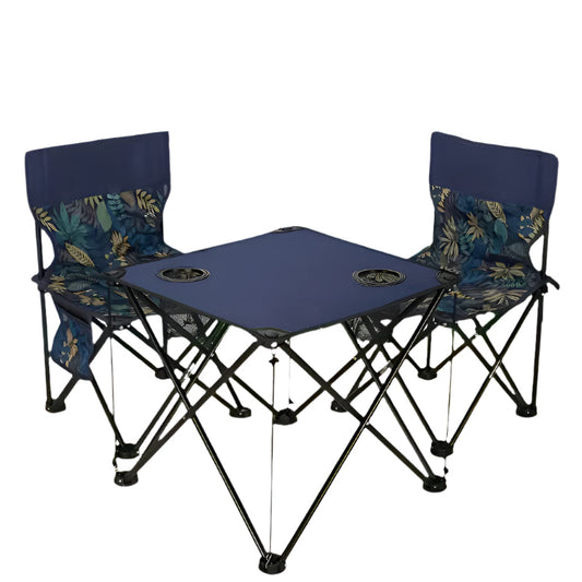 Outdoor Folding Table and Chairs Set (3pcs)