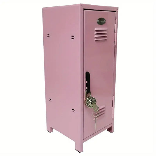 Compact Metal Locker Key Lock Safe Storage Box