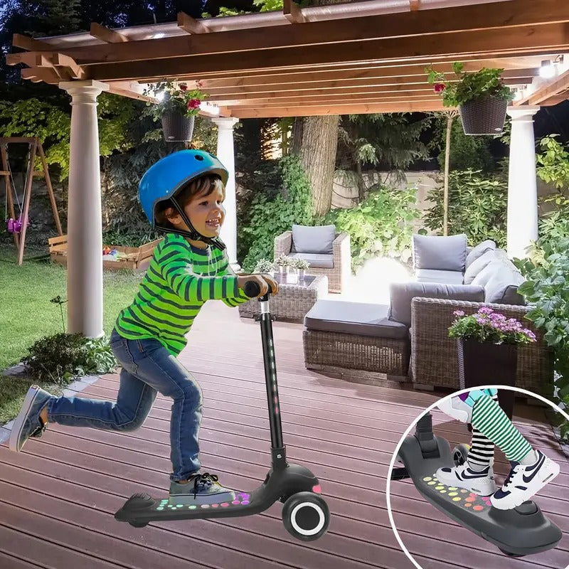 Kids Scooter Adjustable Height with LED Wheels