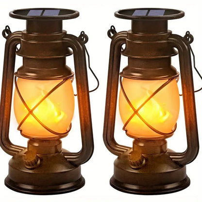 Solar Vintage Horse Lantern (2PCS)