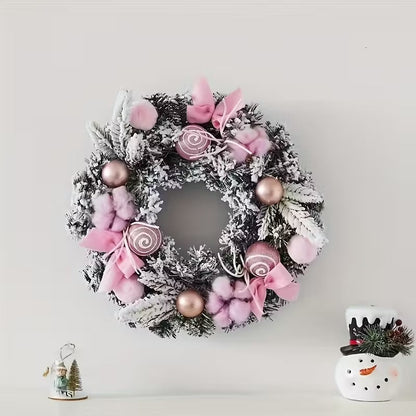 Christmas Snowflake Wreath Holiday Decoration