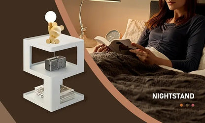 3-Tier Plastic Display Cabinet