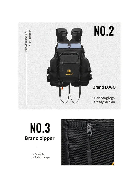 High Buoyancy Adult Life Jacket Black