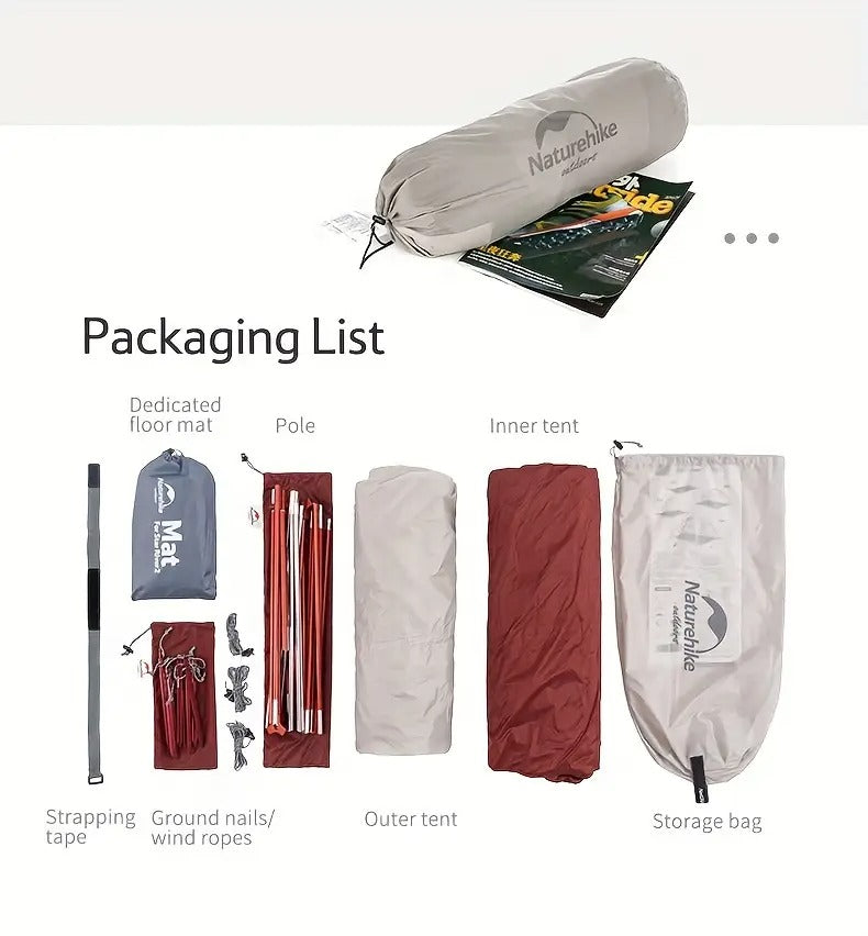 2 Person Camping Tent Double Layer