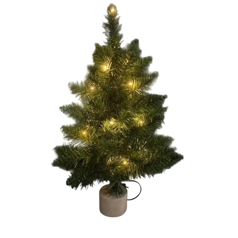 Mini Pre-Lit Tabletop Christmas Tree
