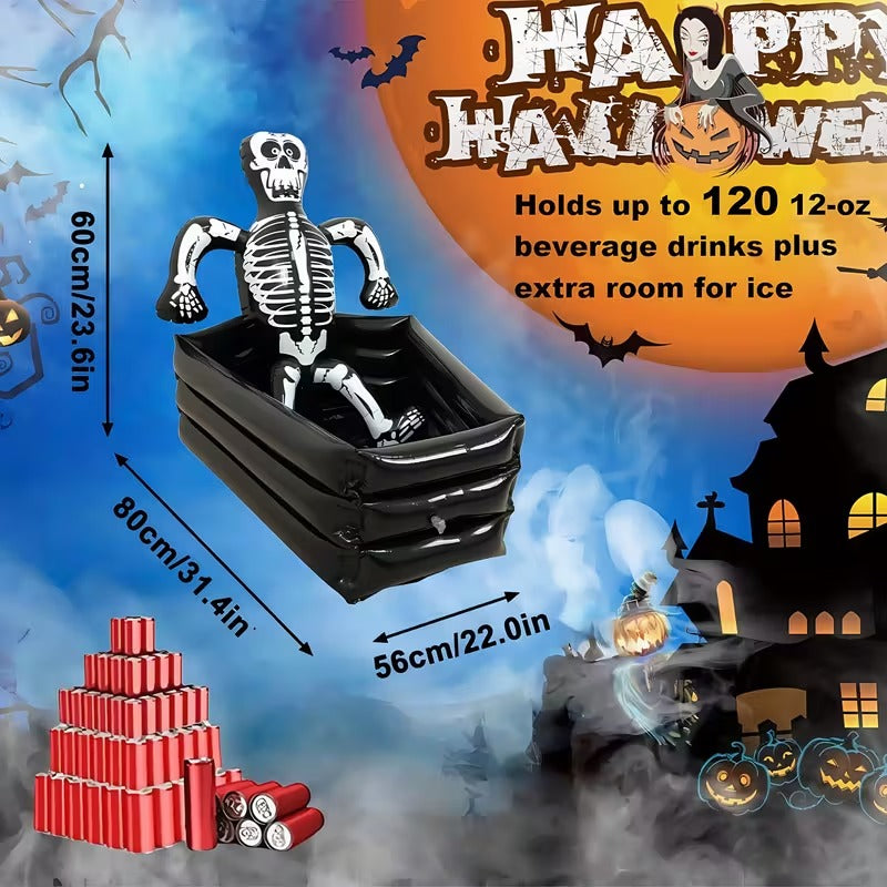 Giant Inflatable Skeleton Ice Bucket Decoration