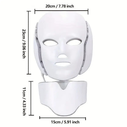 LED Facial & Neck Mask (7 Colors)