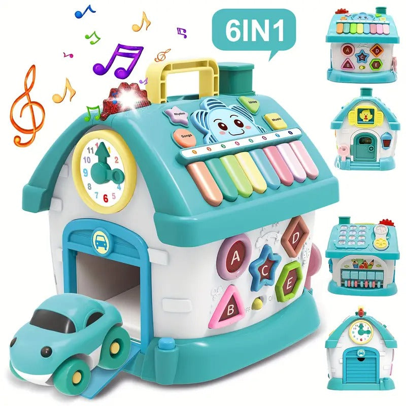 Interactive Toy House Learning Playset for Kids