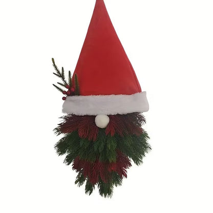 Christmas Gnome Garland Red Green Hanging Decoration