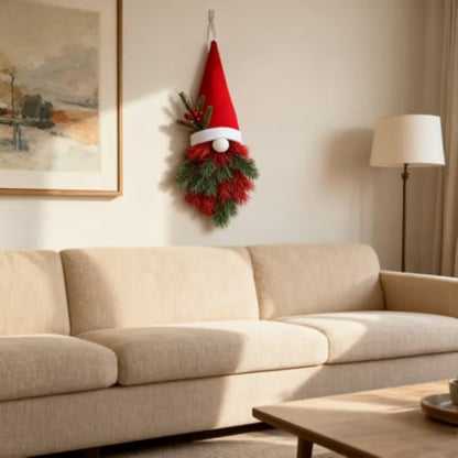 Christmas Gnome Garland Red Green Hanging Decoration