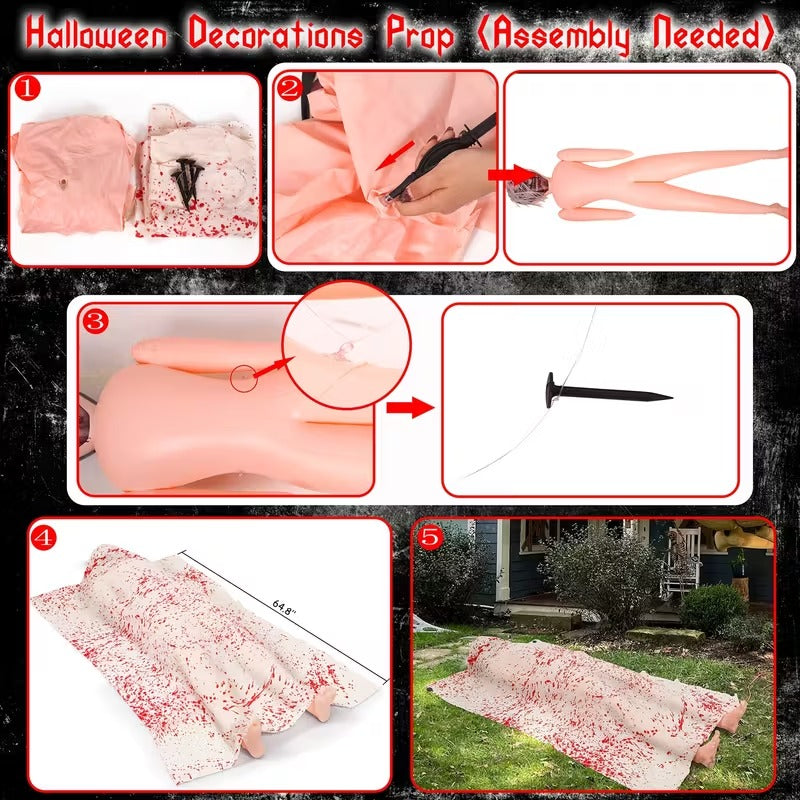 Halloween Inflatable Victim Props Set (2pcs)
