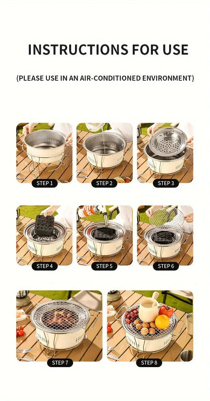 BBQ Grill Portable Tabletop