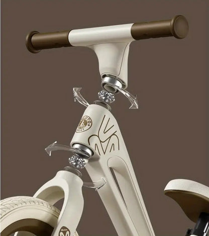 Kids Balance Bike Fiberglass Frame Wheels