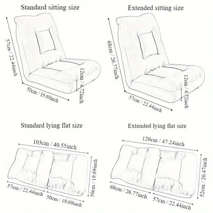 Sofa Foldable Single Tatami Lounge Chair