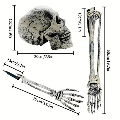 Halloween Skeleton Stakes for Outdoor (5pcs)