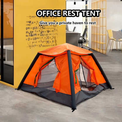 4-Person Inflatable Tent with Rainfly for Outdoors