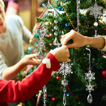 Crystal Christmas Ornament Set Hanging Decor (20PCS)