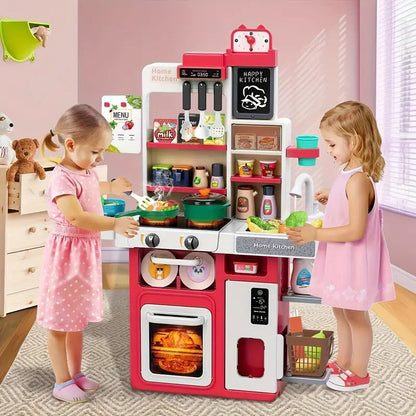 Kitchen Toy Set for Toddlers with Stove & Sink