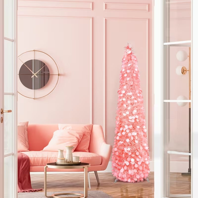 Pink Pop-Up Christmas Tree