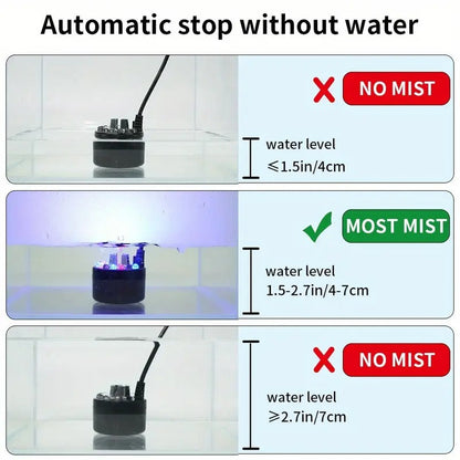 Halloween Fish Tank Mist Maker Witch Cauldron Spray