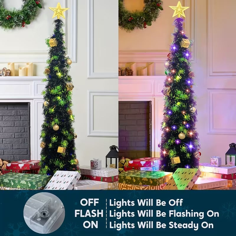 Pre-Lit Pop-Up Christmas Tree