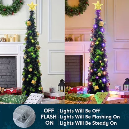 Pre-Lit Pop-Up Christmas Tree