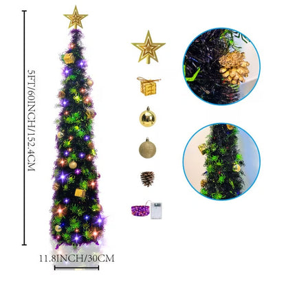 Pre-Lit Pop-Up Christmas Tree